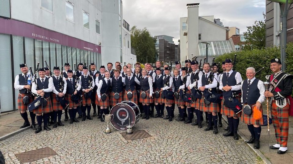 Simon Fraser Univ. Pipe Band Instagram