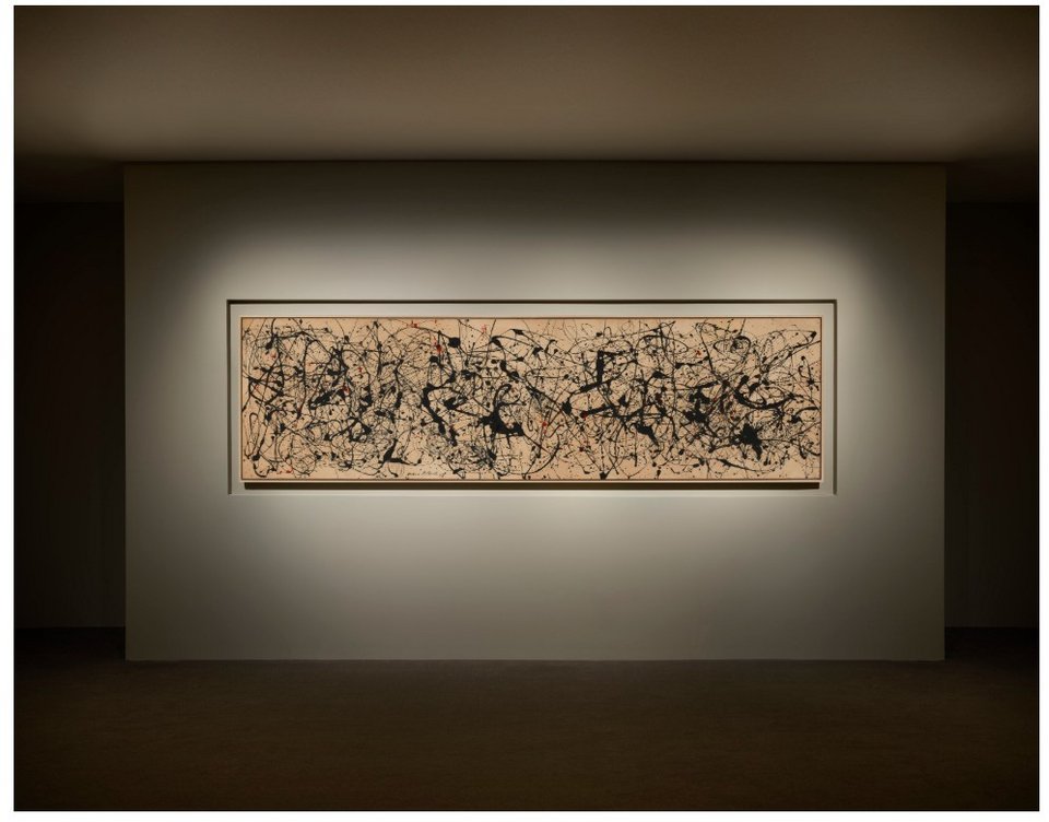 Το έργο του Jackson Pollock με τίτλο Number 7A / Φωτογραφία: Christie's  