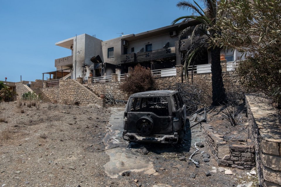 Εικόνες μεγάλης καταστροφής στον Άγιο Παύλο Ρεθύμνου - (ΑΝΤΩΝΗΣ ΖΟΥΡΙΔΑΚΗΣ / EUROKINISSI)