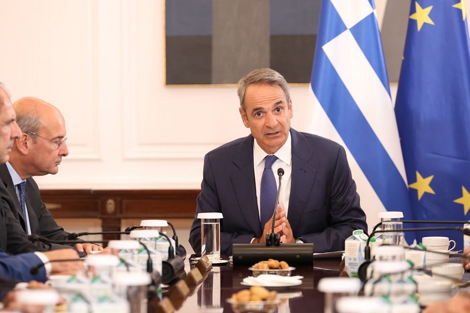 Ο πρωθυπουργός Κυριάκος Μητσοτάκης