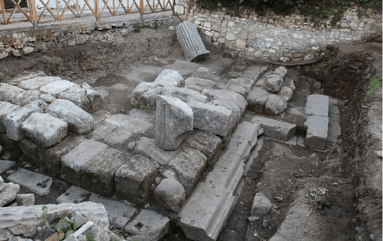 Ναός Διονύσου. Υφιστάμενη κατάσταση