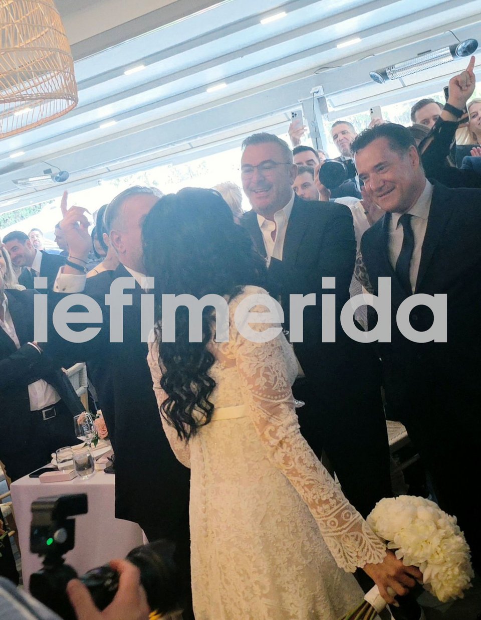 Το ζευγάρι με τον Άδωνι Γεωργιάδη και τον Αντώνη Ρέμο