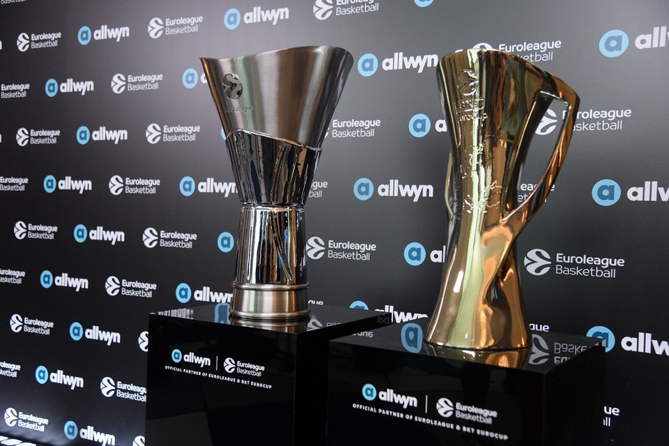 Τα τρόπαια της EuroLeague και του BKT EuroCup 