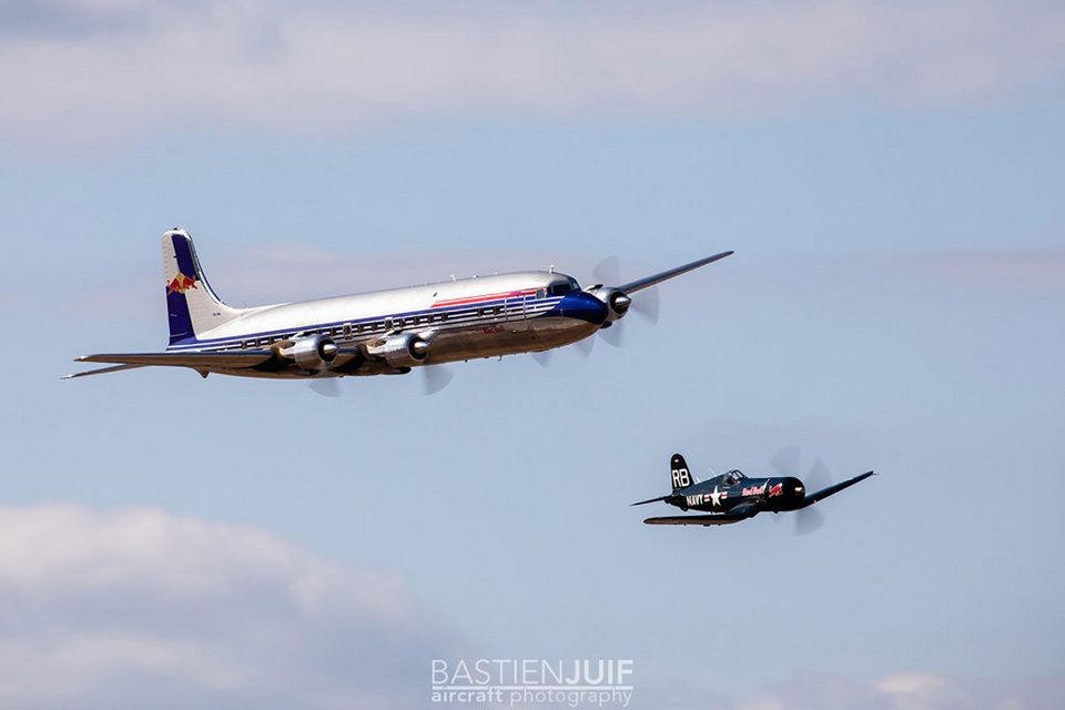 DC-6, Vought F4U Corsair 