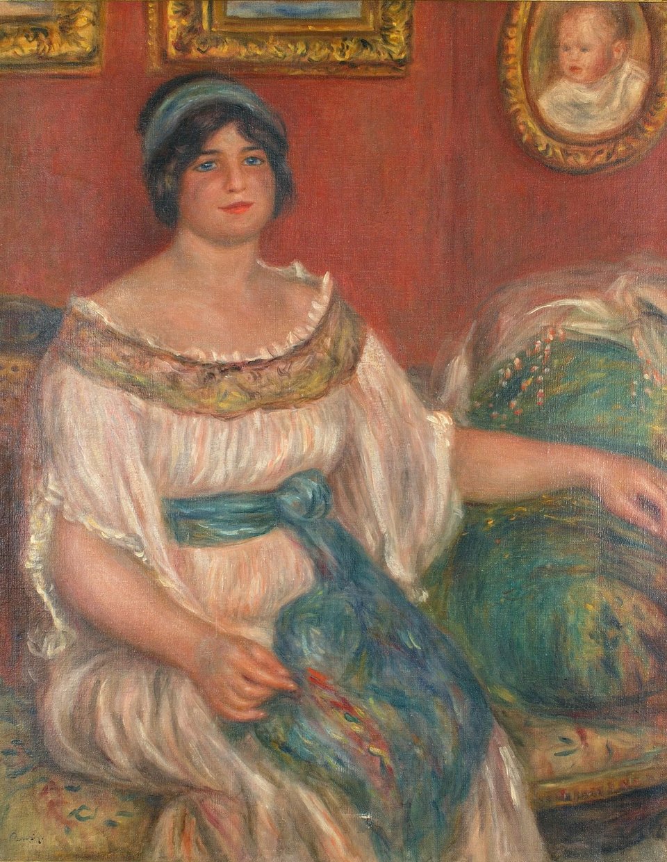 «Πορτρέτο της κυρίας Κολόνα Ρομάνο» του 1910, ένας από τους 4 πίνακες που εκλάπησαν από το Μουσείο Ρενουάρ -Wikipedia, Musée Renoir, Musée d'Orsay 