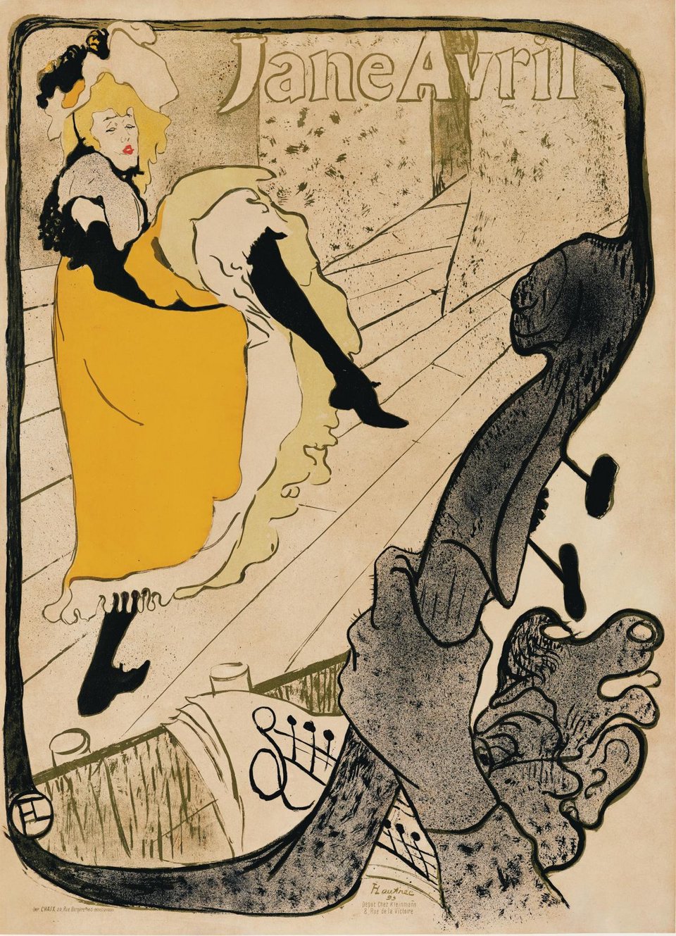 Jane Avril του Toulouse-Lautrec, 1893, Παρίσι