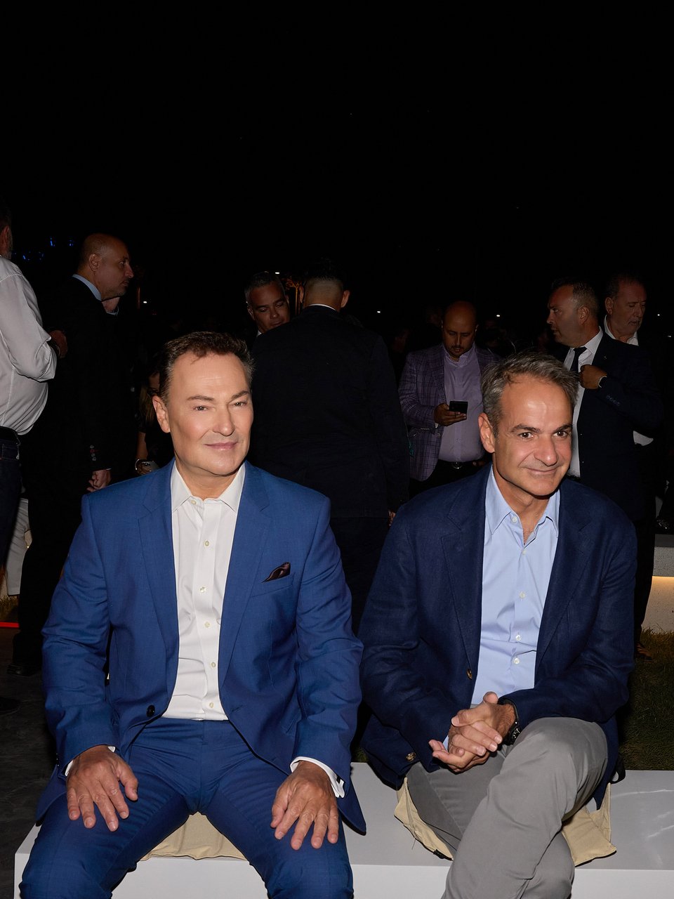  Ο Πρωθυπουργός και ο Διευθύνων Σύμβουλος της LAMDA Development Οδυσσέας Αθανασίου 