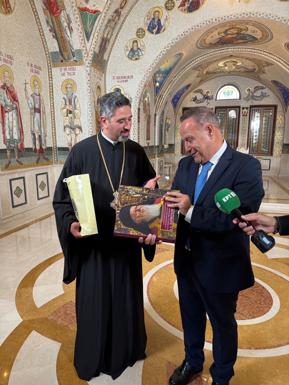 Ο θρησκευτικός τουρισμός στο επίκεντρο της συνάντησης του δημάρχου Θεσσαλονίκης Στ.Αγγελούδη με τον Πατριάρχη Ρουμανίας Δανιήλ
