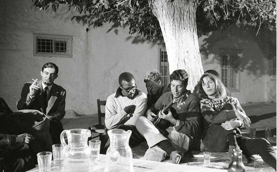 Ο Κοέν στην Ύδρα, αρχές δεκαετίας του '60 