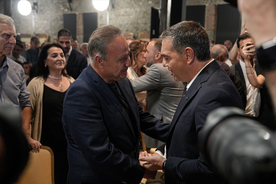 Ο Αλέξης Τσίπρας με τον δήμαρχο Θεσσαλονίκης