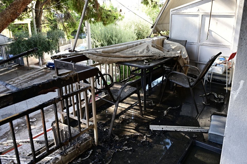 Μεγάλες καταστροφές από την πυρκαγιά στην πολυκατοικία της οδού Κασταμονής, στη Νέα Ιωνία, Δευτέρα 28 Σεπτεμβρίου 2026 / ΜΙΧΑΛΗΣ ΚΑΡΑΓΙΑΝΝΗΣ - EUROKINISSI