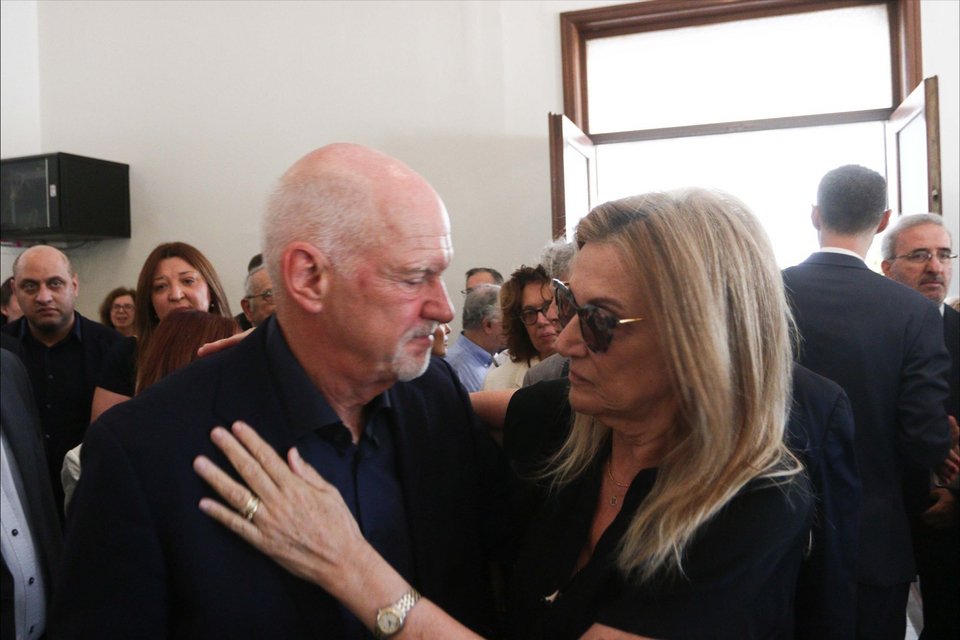 Ο Γιώργος Παπανδρέου με την πρώην σύζυγό του Άντα Παπανδρέου
