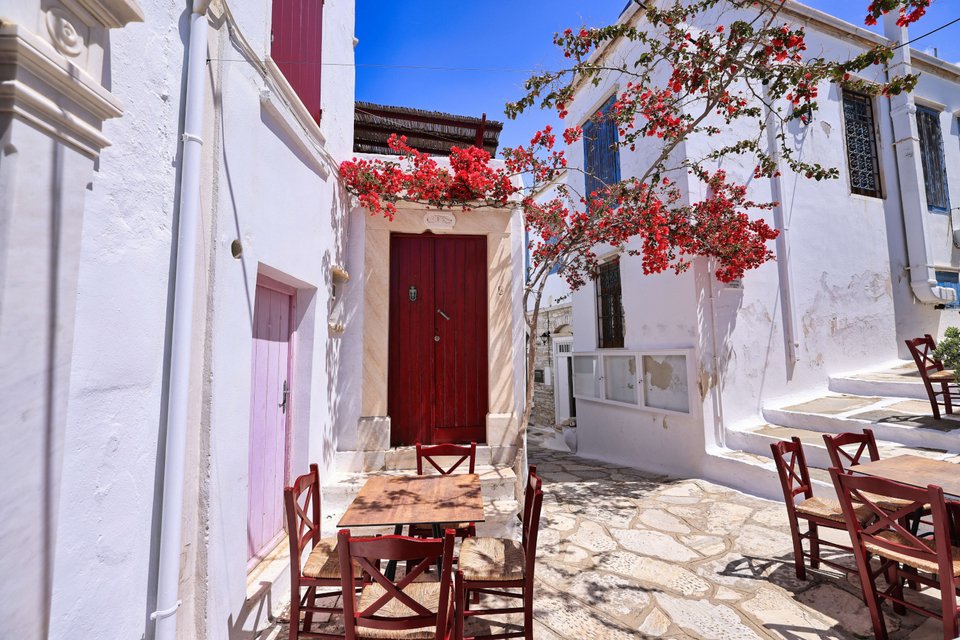 Παραδοσιακά σπίτια στο χωριό Πύργος της Τήνου 