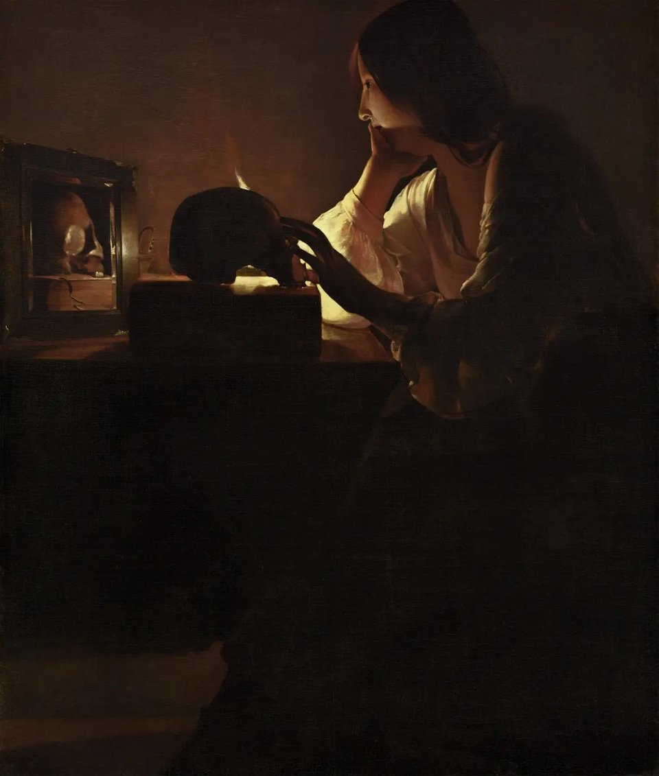 Georges de la Tour, Penitent Magdalene in Meditation, ca. 1635-40