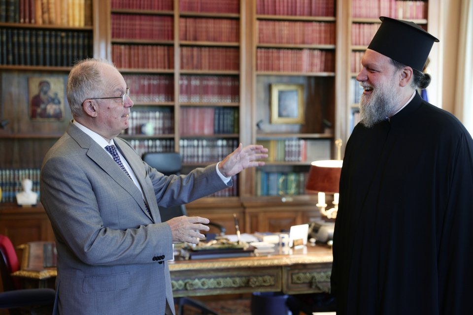 Ο Μητροπολίτης ενημέρωσε τον ΠτΔ για θέματα που αφορούν στη Μητρόπολη