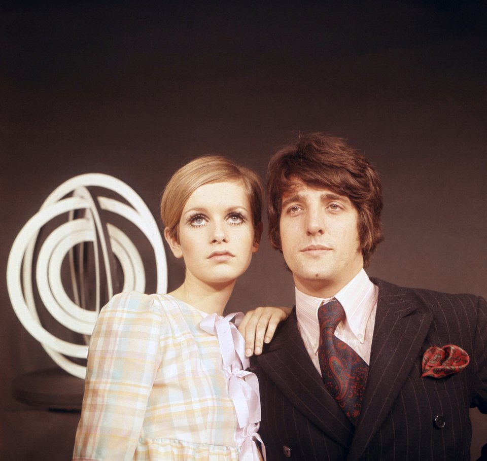 H Twiggy με τον σύντροφό της Justin de Villeneuve 