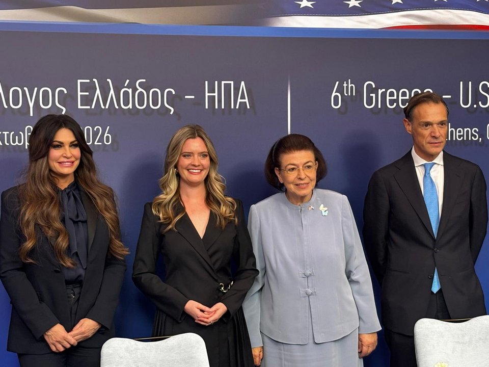 Η Λίνα Μενδώνη με την Υφ. Εξωτερικών των ΗΠΑ,  Catherine Dillon,την Πρέσβη των ΗΠΑ στην Ελλάδα Κίμπερλι Γκίλφοϊλ και τον πρέσβη της Ελλάδας στην Ουάσιγκτον  Αντώνη Αλεξανδρίδη / Φωτογραφία ΥΠΠΟ