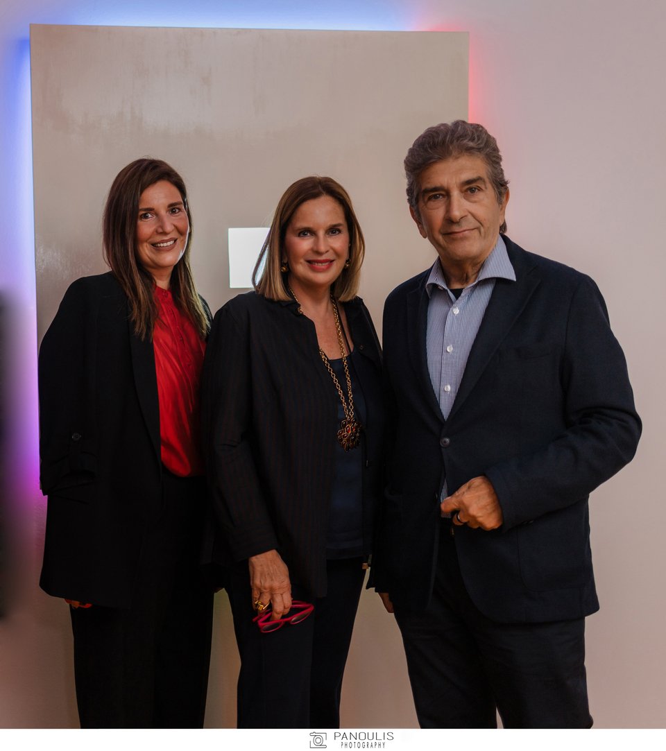 Δαναΐς Δανασή, η Διευθύντρια της CITRONNE Gallery Τατιάνα Σπινάρη-Πολλάλη, Κώστας Βαρώτσος