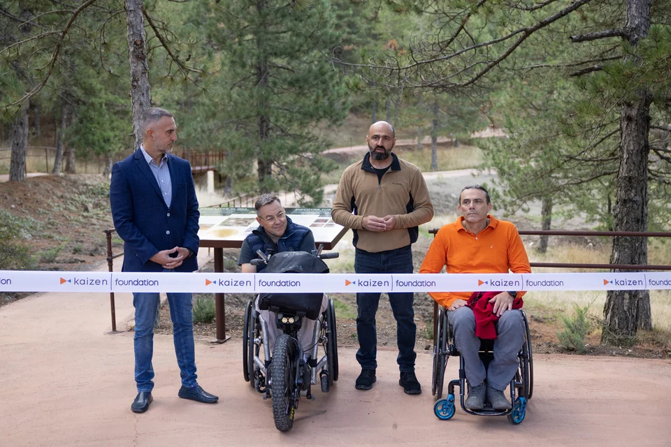 Kaizen Foundation x Access to Nature - Μονοπάτι Προσβασιμότητας Πάρνηθα