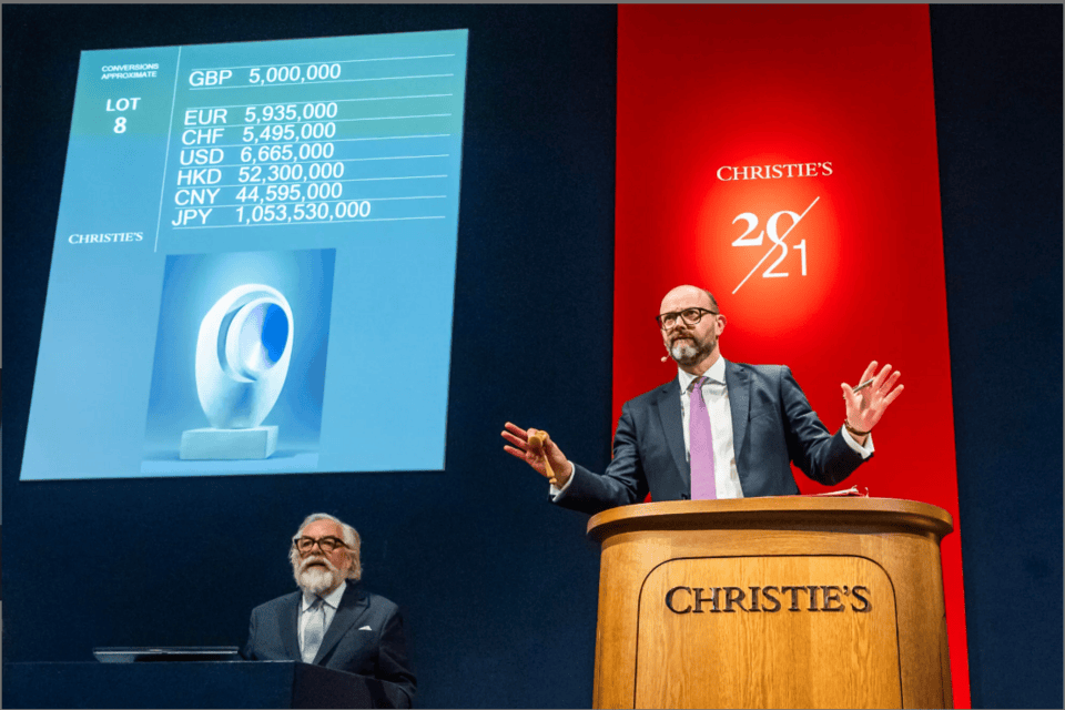 Ο οίκος Christie's μέσα σε λίγες ημέρες πέτυχε το ποσό, overall, των των 474 εκατ. ευρώ / Φωτογραφία: Christie's