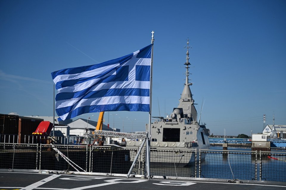 Η φρεγάτα Belharra «Νέαρχος / Φωτογραφία: Διεύθυνση Ενημέρωσης, Υπουργείο Εθνικής Άμυνας, Ευάγγελος Καραΐσκος