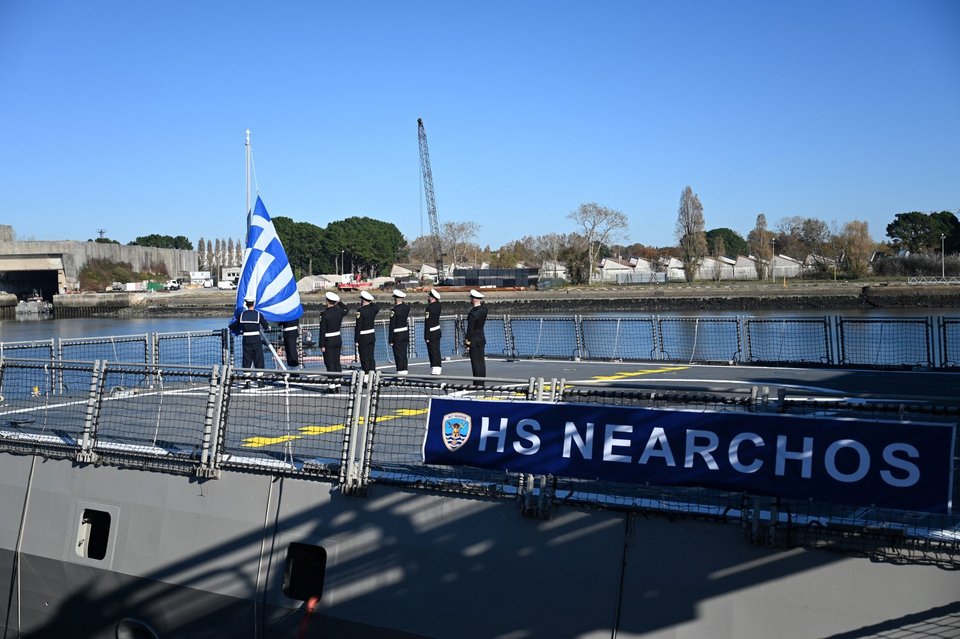 Η φρεγάτα Belharra «Νέαρχος / Φωτογραφία: Διεύθυνση Ενημέρωσης, Υπουργείο Εθνικής Άμυνας, Ευάγγελος Καραΐσκος