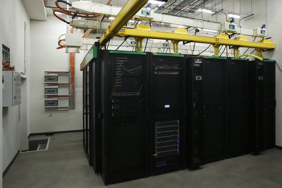 Tο κέντρο δεδομένων (data center), στο «Δημόκριτος» 