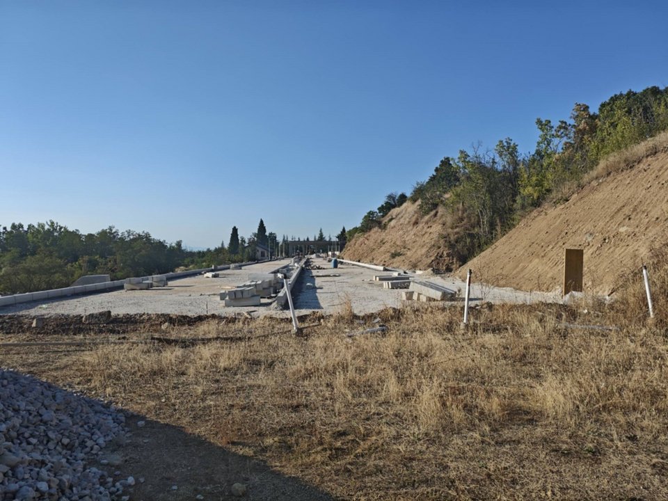 Εργασίες κατασκευής της διάβασης / ΑΠΕ-ΜΠΕ