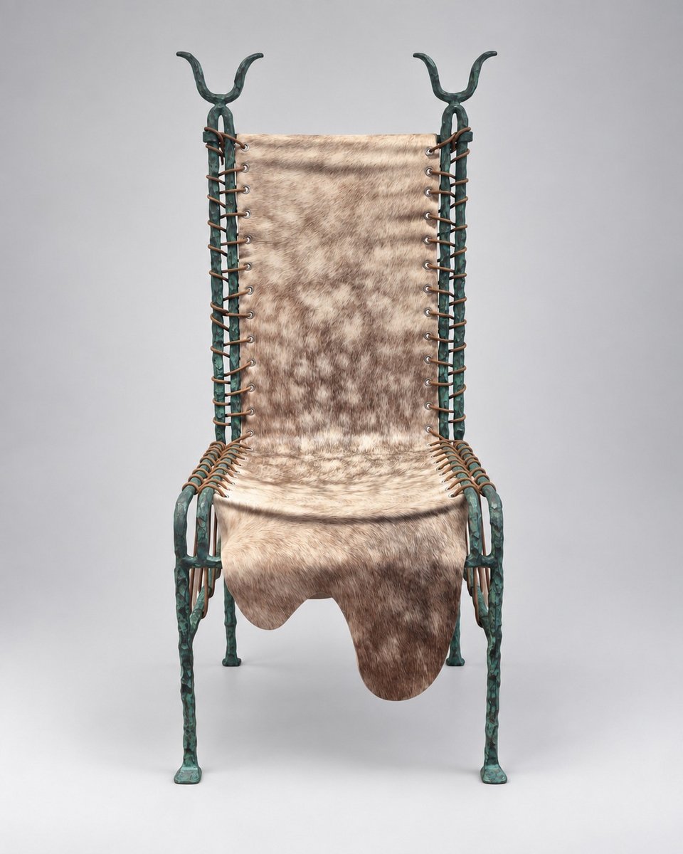 Η «Chaise Barbare» των Élisabeth Garouste και Mattia Bonetti, 1981, ένα από τα κομμάτια που επιλέγει η Λώρα Τσουκαλά για την PAD London.