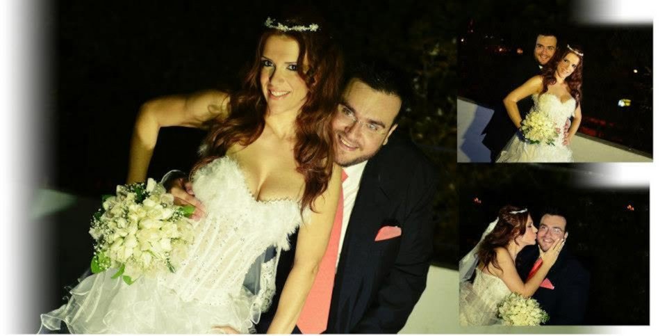 Στιγμιότυπα από τον γάμο του Φίλιππου Καμπούρη και της Άννας Συνούλη / Φωτογραφία: Facebook