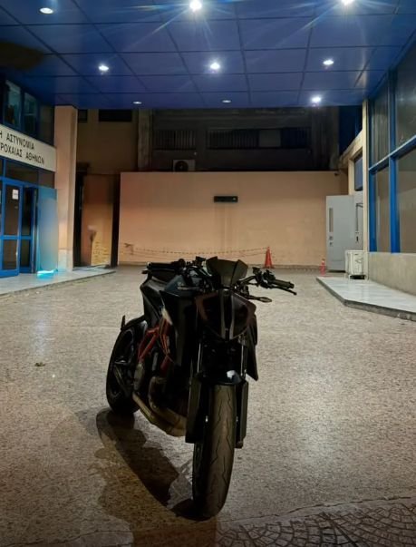 Η μοτοσικλέτα του 35χρονου 
