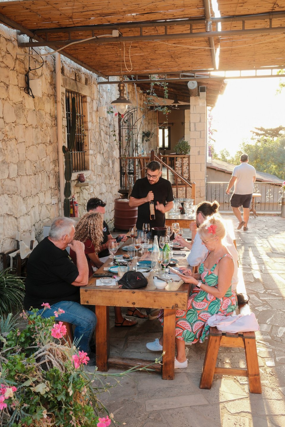 Γευστική δοκιμή στο κτήμα 