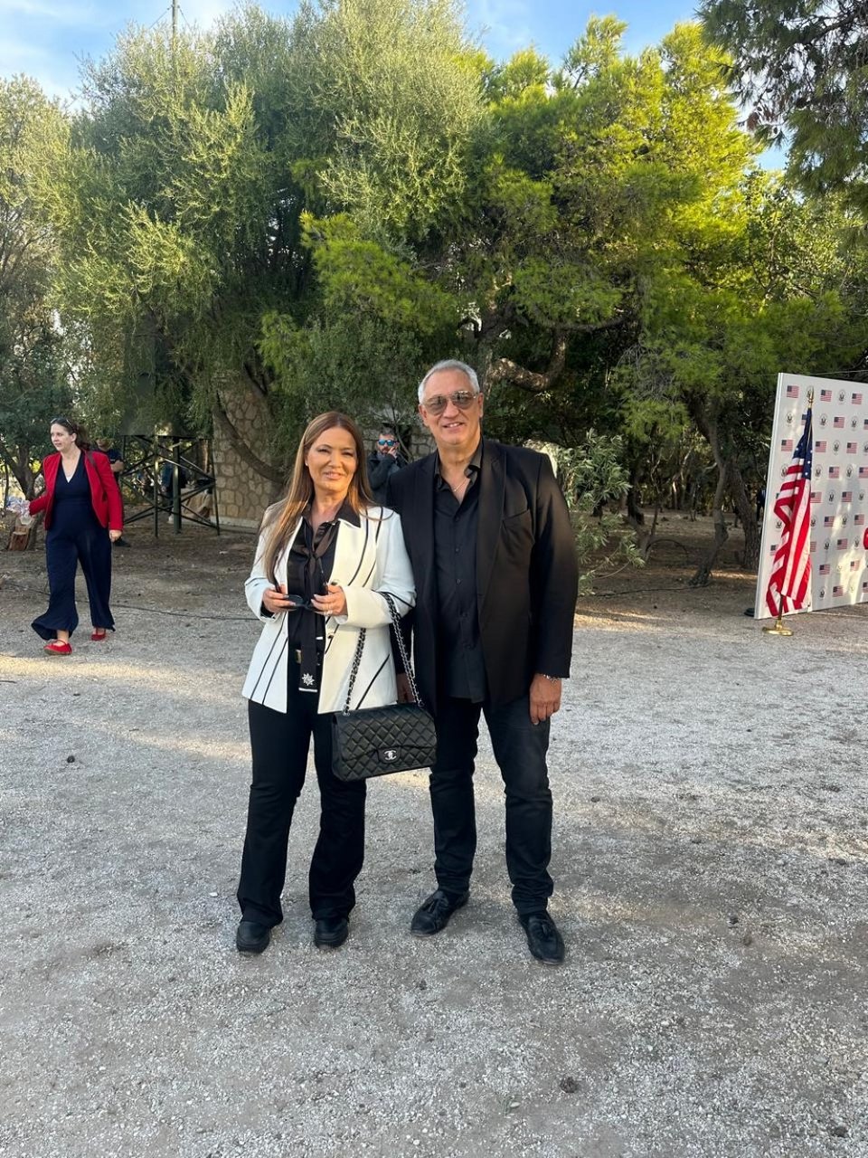 Η πρέσβειρα του Ισραήλ στην Ελλάδα, Πνινάτ Γιανάι, και ο Γιώργος Ντάβλας
