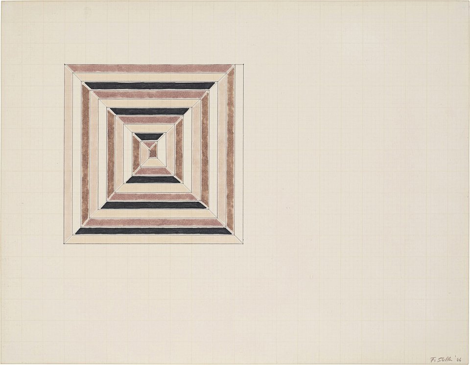 Το άτιτλο έργο του Frank Stella δεν κατάφερε να αγγίξει τις τιμές εκτίμησης / Φωτογραφία: Sotheby's