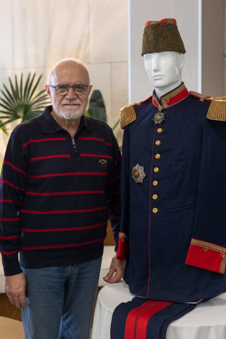 Η στολή θα εκτεθεί μόνιμα στο Πολεμικό Μουσείο