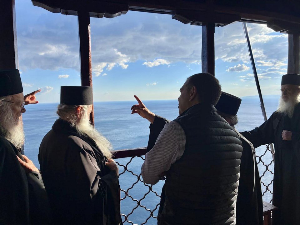 Ο πρόεδρος της ΕΛΛΑΣ, Αλέξης Τσίπρας, στο Άγιο Όρος, Πέμπτη 1 Οκτωβρίου 2026(ΓΡΑΦΕΙΟ ΤΥΠΟΥ ΕΛ.Α.Σ./EUROKINISSI)