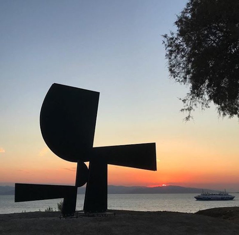 Το έργο πριν τον βανδαλισμό όπως το φωτογράφισε η Δάφνη Ζουμπουλάκη / Ιnstagram