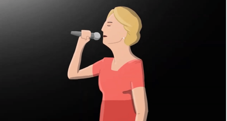 Από την ταινία animation για τη Βίκυ Μοσχολιού