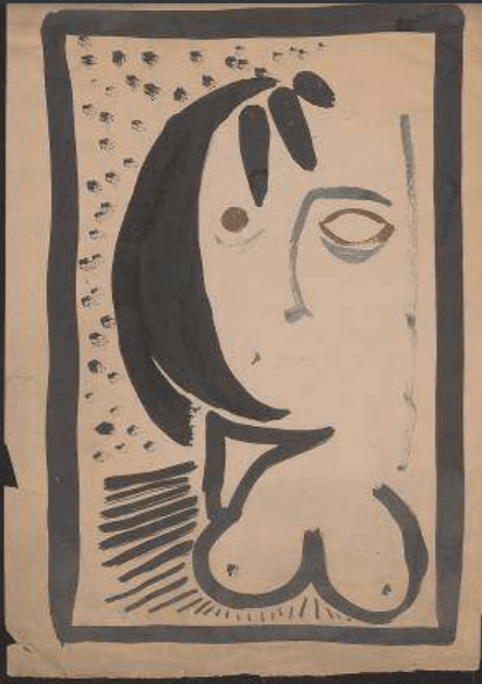 Πορτρέτο γυναίκας, 1956. Η σωματικότητα και ο αισθησιασμός τον απασχολούσαν στο έργο του /ΜΙΕΤ