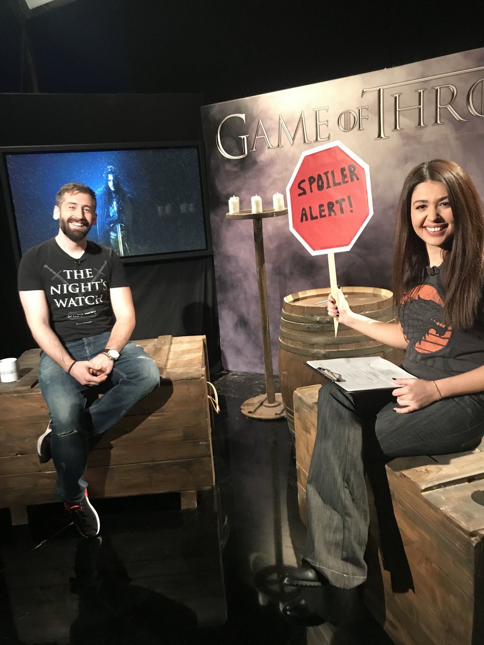 Στ. Σαπλαουρας GoT GR Fans - Τώνια Κωνσταντινάκου_Παρουσιάστρια Facebook Live