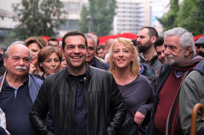 O πρώην πρόεδρος της Βουλής, Νίκος Βούτσης,, η Ρένα Δούρου και ο Θοδωρής Δρίτσας / Φωτογραφία: INTIME NEWS