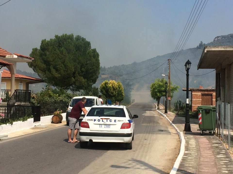 φωτια κορινθος