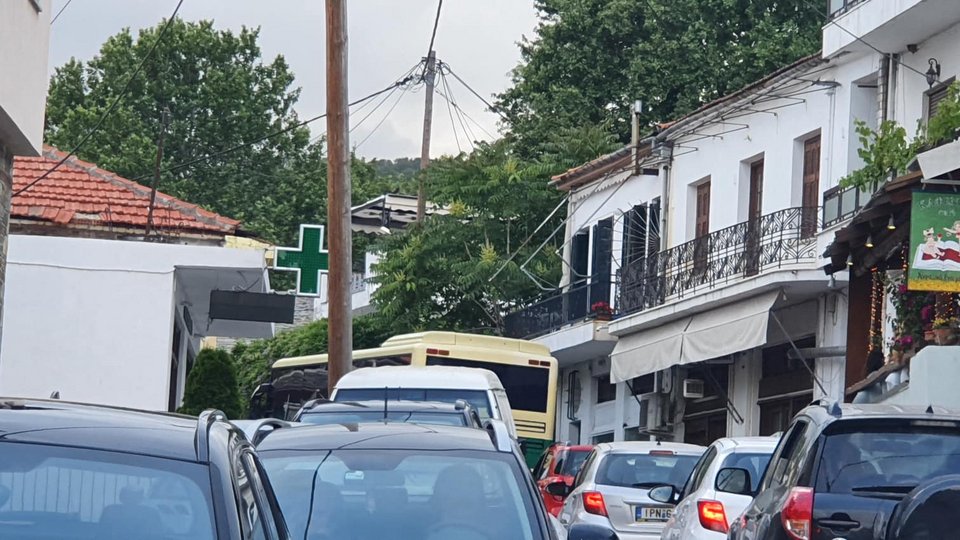Κίνηση στις Μηλιές Πηλίου