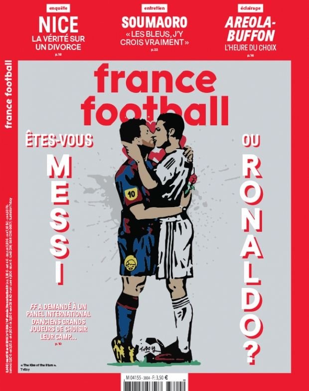 Το επίμαχο πρωτοσέλιδο του France Football