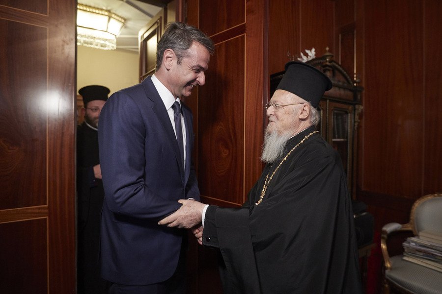Κυριάκος Μητσοτάκης, Οικουμενικός Πατριάρχης Βαρθολομαίος