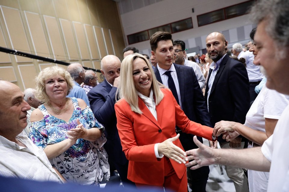 Θερμή υποδοχή για την Φώφη Γεννηματά στη ΔΕΘ