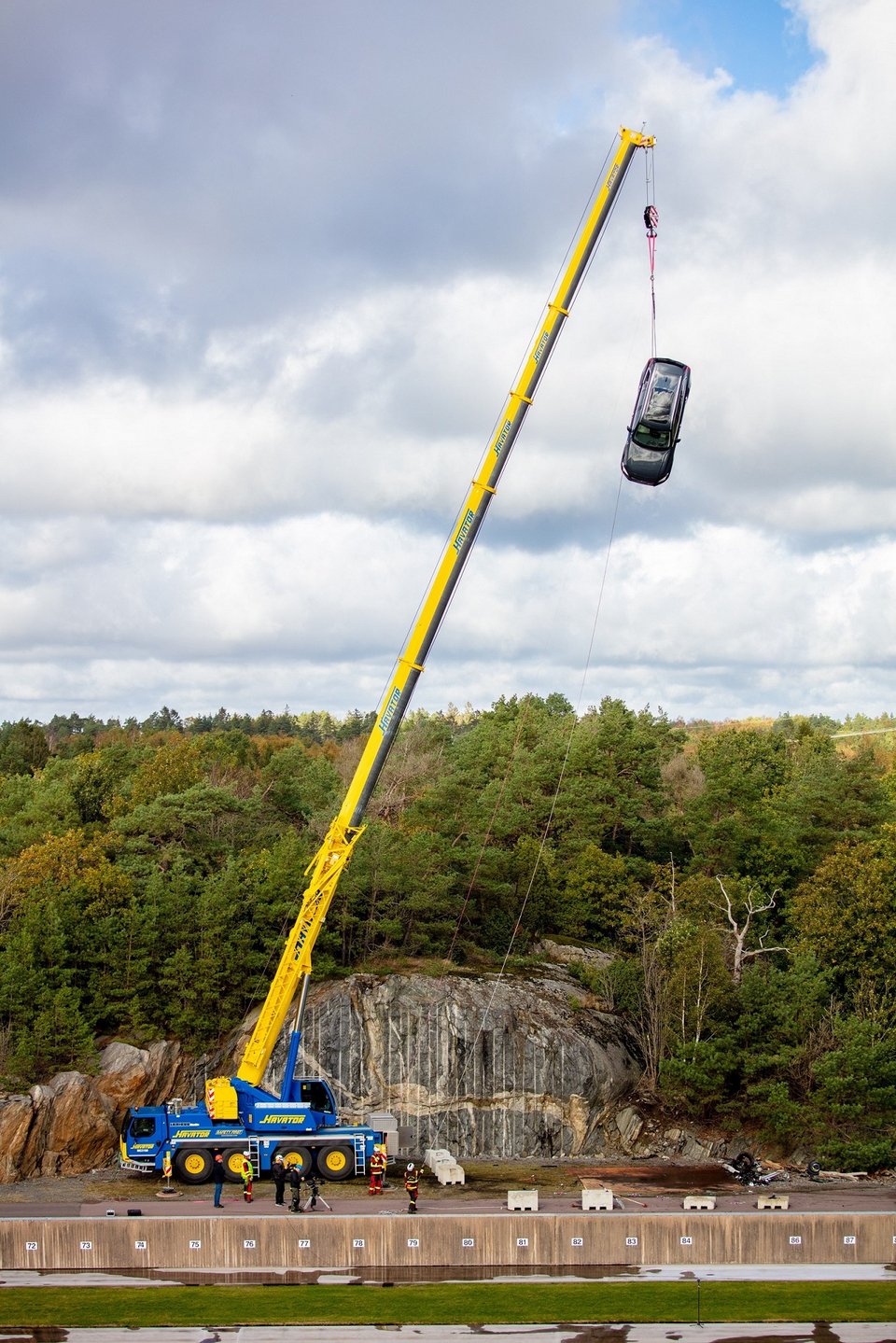 Crash test σε volvo