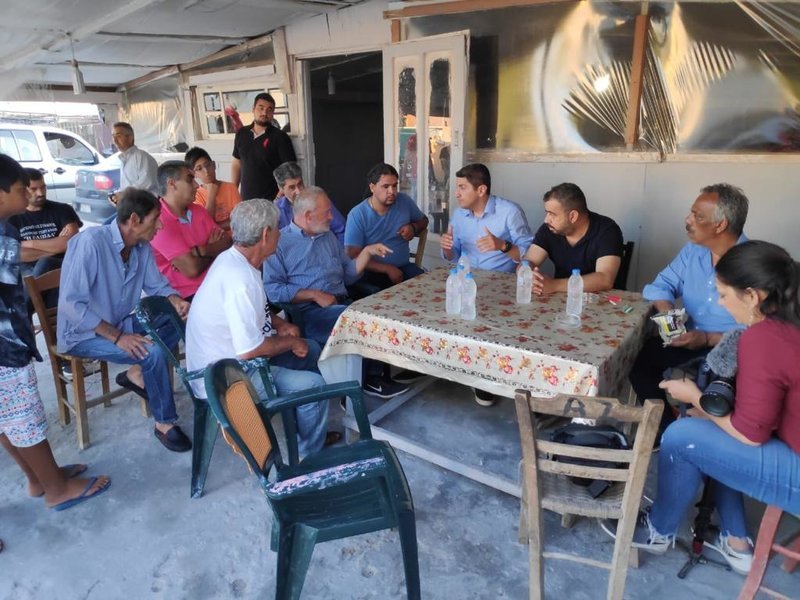 Από καταυλισμό Ρομά ξεκίνησε την προεκλογική του εκστρατεία στο Ηράκλειο της Κρήτης ο Λευτέρης Αυγενάκης