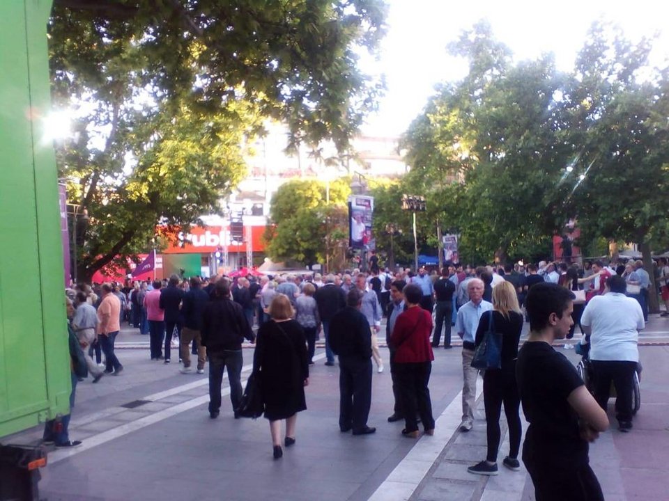 Δεν συγκέντρωσε πολύ κόσμο η ομιλία Τσίπρα