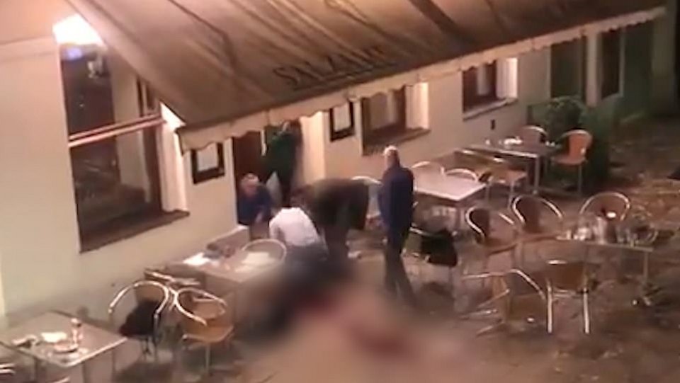 Ενα από τα σημεία της επίθεσης